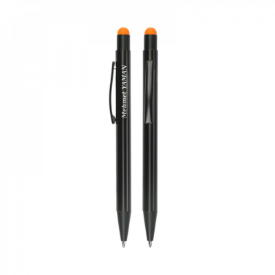 525 Kişiye Özel Metal Tükenmez Touchpen Dokunmatik Kalem - 9