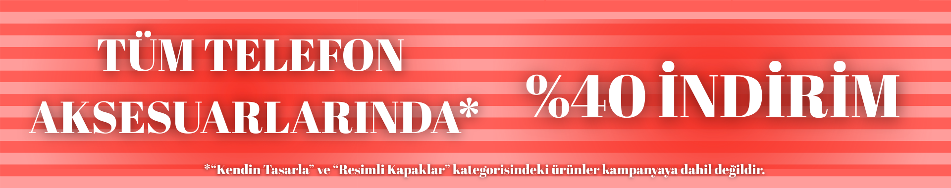 Yüzde 40 indirim