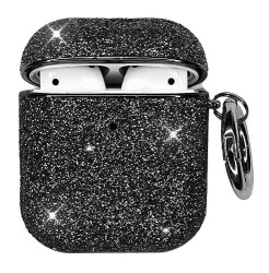 AirPods 1 / 2 Simli Siyah Kılıf - Eiroo