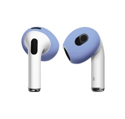 AirPods 3.Nesil Kulaklık Ucu Mavi Silikon Kılıf - Eiroo