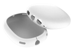 AirPods Max Beyaz Silikon Kulaklık Kılıfı - Eiroo