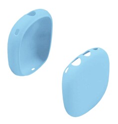 AirPods Max Mavi Silikon Kulaklık Kılıfı - Eiroo