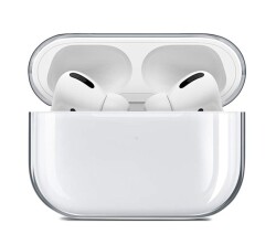 AirPods Pro Şeffaf Silikon Kılıf - Eiroo