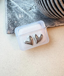 AirPods Pro Silver Kalpli Silikon Kılıf - 4