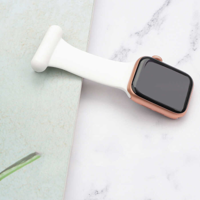 Apple Watch Taşınabilir Askı Aparatı Beyaz 42-44 mm - 2