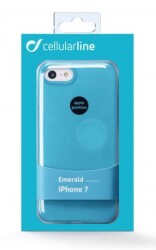 Cellularline iPhone X / XS Color UltraSlim Şeffaf Mavi Kılıf - 2