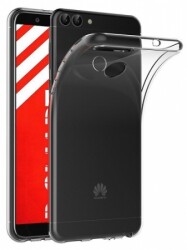 Dafoni Aircraft Huawei P Smart Ultra İnce Şeffaf Silikon Kılıf - Dafoni
