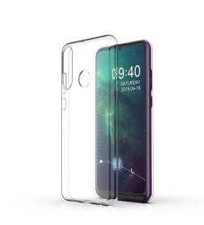 Dafoni Aircraft Huawei Y6p Ultra İnce Şeffaf Silikon Kılıf - Dafoni