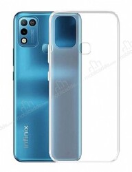 Dafoni Aircraft Infinix Hot 10 Play Ultra İnce Şeffaf Silikon Kılıf - Dafoni