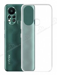 Dafoni Aircraft Infinix Hot 11s Ultra İnce Şeffaf Silikon Kılıf - Dafoni