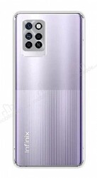 Dafoni Aircraft Infinix Note 10 Pro Ultra İnce Şeffaf Silikon Kılıf - Dafoni