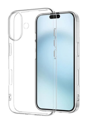Dafoni Aircraft iPhone 16 İnce Şeffaf Silikon Kılıf - Dafoni