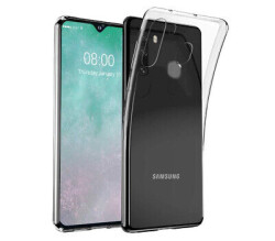 Dafoni Aircraft Samsung Galaxy A21 Ultra İnce Şeffaf Silikon Kılıf - Dafoni