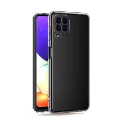 Dafoni Aircraft Samsung Galaxy A22 4G Ultra İnce Şeffaf Silikon Kılıf - Dafoni