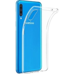 Dafoni Aircraft Samsung Galaxy A50 Ultra İnce Şeffaf Silikon Kılıf - Dafoni