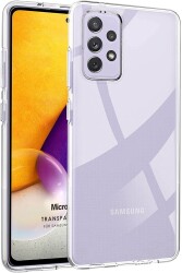 Dafoni Aircraft Samsung Galaxy A52 / A52 5G Ultra İnce Şeffaf Silikon Kılıf - Dafoni