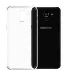Dafoni Aircraft Samsung Galaxy J6 Plus Ultra İnce Şeffaf Silikon Kılıf - Dafoni