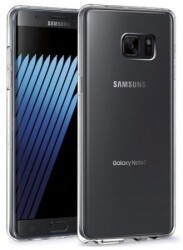 Dafoni Aircraft Samsung Galaxy Note FE Ultra İnce Şeffaf Silikon Kılıf - Dafoni