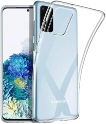 Dafoni Aircraft Samsung Galaxy S20 FE Ultra İnce Şeffaf Silikon Kılıf - Dafoni