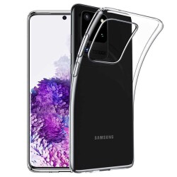 Dafoni Aircraft Samsung Galaxy S20 Ultra Şeffaf İnce Silikon Kılıf - Dafoni
