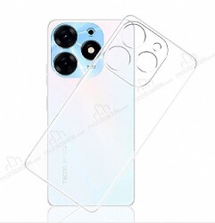 Dafoni Aircraft Tecno Spark 10 Pro Ultra İnce Şeffaf Silikon Kılıf - Dafoni