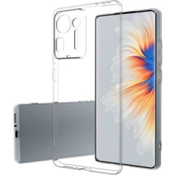 Dafoni Aircraft Xiaomi Mi Mix 4 Ultra İnce Kamera Korumalı Şeffaf Silikon Kılıf - Dafoni