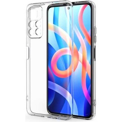 Dafoni Aircraft Xiaomi Poco M4 Pro 5G Ultra İnce Kamera Korumalı Şeffaf Silikon Kılıf - Dafoni