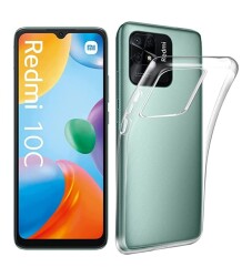 Dafoni Aircraft Xiaomi Redmi 10C İnce Şeffaf Silikon Kılıf - Dafoni