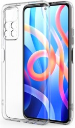 Dafoni Aircraft Xiaomi Redmi Note 11 Şeffaf Ultra İnce Silikon Kılıf - Dafoni
