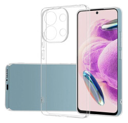 Dafoni Aircraft Xiaomi Redmi Note 13 4G İnce Şeffaf Silikon Kılıf - Dafoni