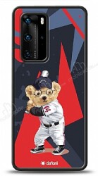 Dafoni Art Huawei P40 Baseball Bear Kılıf - Dafoni