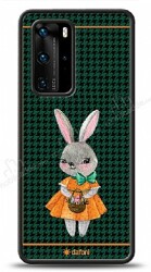 Dafoni Art Huawei P40 Pro Lady Rabbit Kılıf - Dafoni