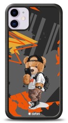 Dafoni Art iPhone 11 Cool Teddy Bear Kılıf - Dafoni