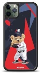 Dafoni Art iPhone 11 Pro Max Baseball Bear Kılıf - 1