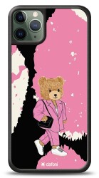 Dafoni Art iPhone 11 Pro Max Business Teddy Bear Kılıf - Dafoni