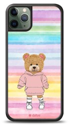Dafoni Art iPhone 11 Pro Max Chic Teddy Bear Kılıf - 1