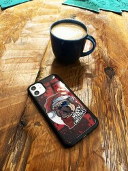 Dafoni Art iPhone 11 Pro Max Christmas Pug Kılıf - 2