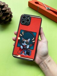 Dafoni Art iPhone 11 Pro Max Guitarist Cat Kılıf - 2