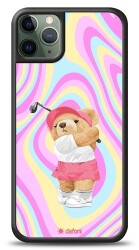 Dafoni Art iPhone 11 Pro Max Tennis Girl Bear Kılıf - 1