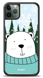 Dafoni Art iPhone 11 Pro Snow Bear Kılıf - Dafoni