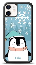 Dafoni Art iPhone 12 Mini 5.4 inç Cold Penguin Kılıf - Dafoni