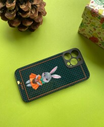 Dafoni Art iPhone 12 Mini 5.4 inç Lady Rabbit Kılıf - 2