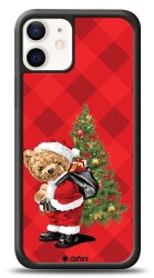 Dafoni Art iPhone 12 Mini 5.4 inç Santa Bear Kılıf - Dafoni