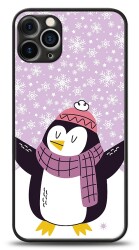 Dafoni Art iPhone 12 Pro 6.1 inç Penguin Kılıf - Dafoni