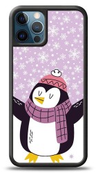 Dafoni Art iPhone 12 Pro Max 6.7 inç Penguin Kılıf - Dafoni
