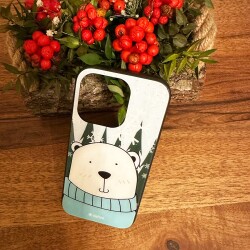 Dafoni Art iPhone 12 Pro Max 6.7 inç Snow Bear Kılıf - 2