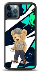 Dafoni Art iPhone 12 Pro Max 6.7 inç Thoughtful Teddy Bear Kılıf - 2