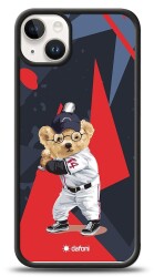 Dafoni Art iPhone 15 Plus Baseball Bear Kılıf - Dafoni