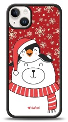 Dafoni Art iPhone 15 Plus Winter Friends Kılıf - 1