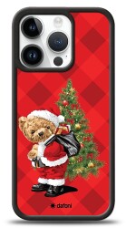 Dafoni Art iPhone 15 Pro Santa Bear Kılıf - 1